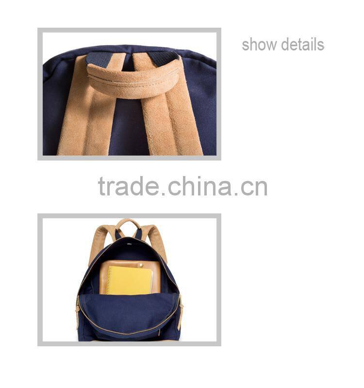 high quality cheap canvas backpack/wholesale backpack/canvas school backpack