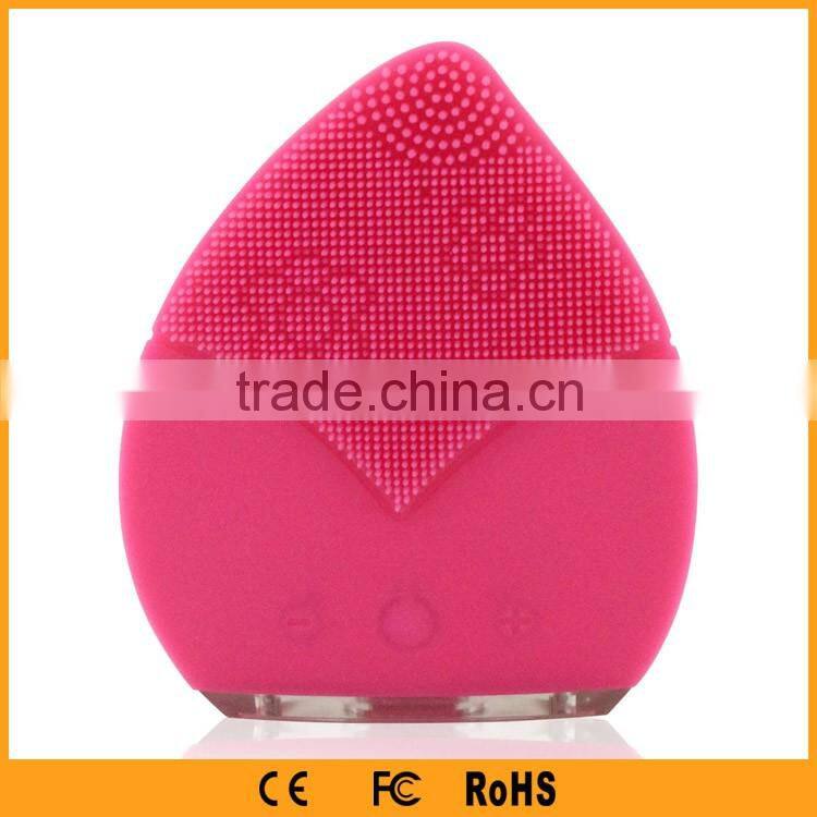 Facial Massage Brush Silicone Plastic Handheld Massager