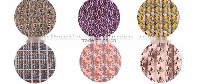 digital printing fabric 100% rayon fabric for woman garment