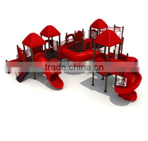 Safety and High Quality Children Used Outdoor Playground Equipment,Playground Tube Spiral Slides