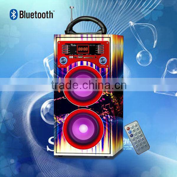 NT-WS001 wireless stereo wood bluetooth speaker