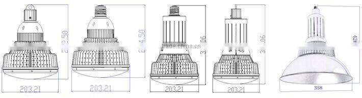 RCM SAA CE Rohs 70W dimmable led high bay china factory