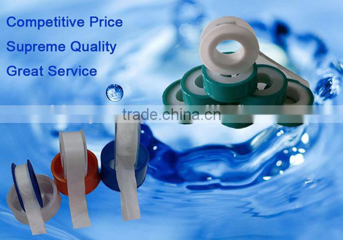 12mm durable Teflon tape for oil & gas pipe P.T.F.E. tape for sanitary fittings