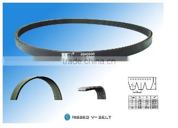 poly ribbed rubber v belt