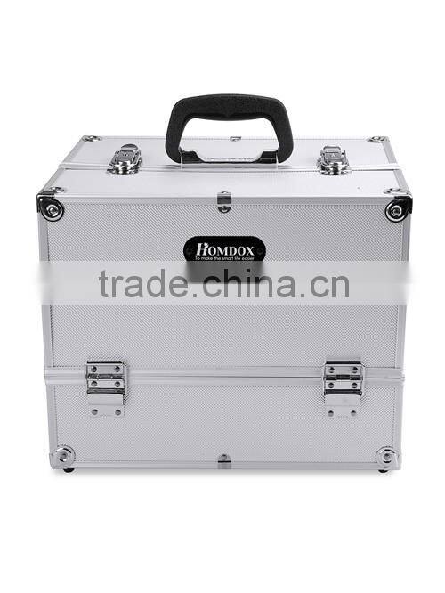 Homdox Home Cosmetic Organizer Case Jewelry Box Lockable Makeup Box OS004506