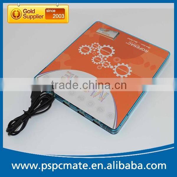 Multifunction 8 hot keys LED mouse pad with usb hub and webkey