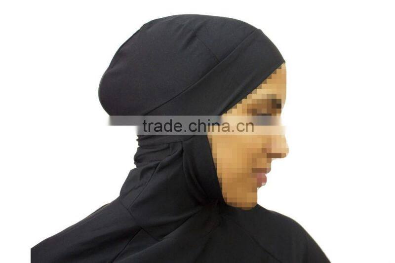 Ladies Full Body Modesty Muslim Islamic Swimsuit attached hood