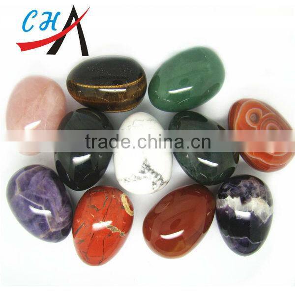 45*30mm Natural Drilled Jade Eggs for Kagel Exercise