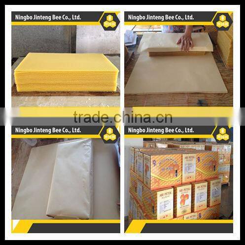 Chinese 2014 hot sale beeswax foundation sheet