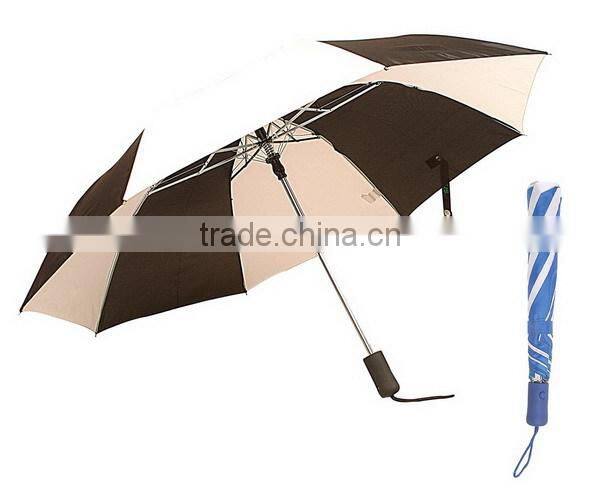 High quality fashion teak wood rain market umbrella