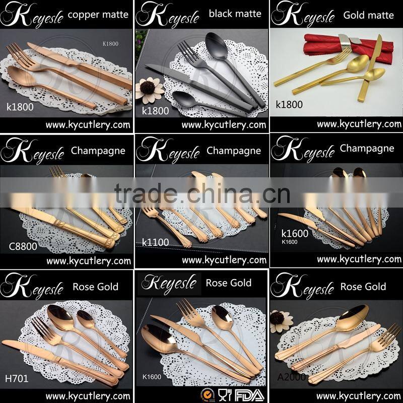 72pcs silver cutlery set,spoon and fork wedding gift