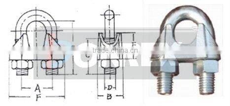 DIN741 Wire Rope Clips