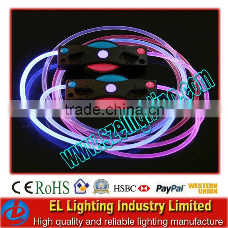 green and pink mix flashing led shoelaces,hot selling in 2014