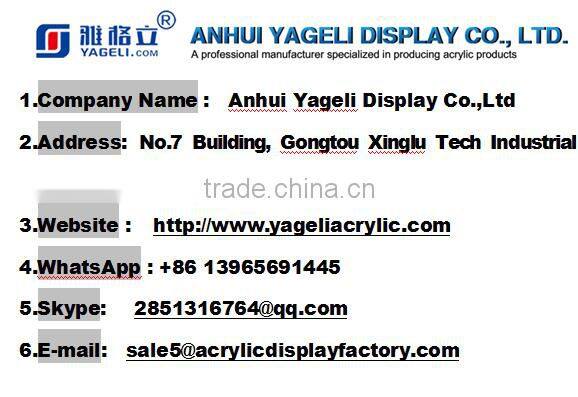 Hot Sell Low Price Acrylic Desk Magnetic Picture Frames / New Cheap Acrylic Picture Frames 5x7