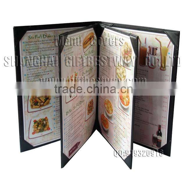 New style drink menu cover