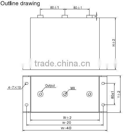 switched capacitor inverter, AC filter, AKMJ-S series 3*300uf 500V.AC