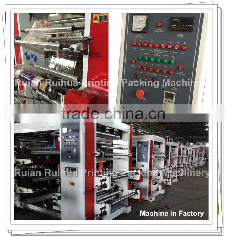Flexographic Printing Machine for Dual-Sided Printability pp woven fabric printing machine