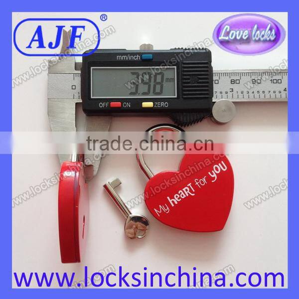 AJF Colorful love heart locker for 2015 valentines day