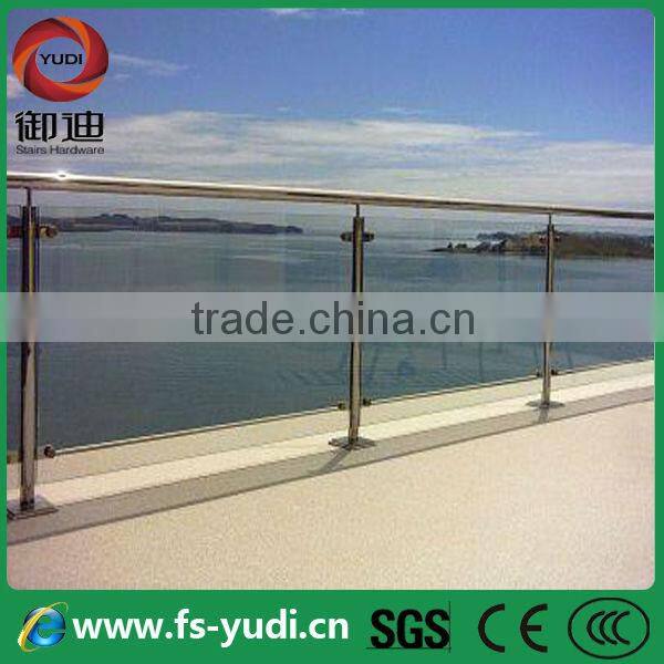 cheap outdoor terrace glass stainless steel railings price