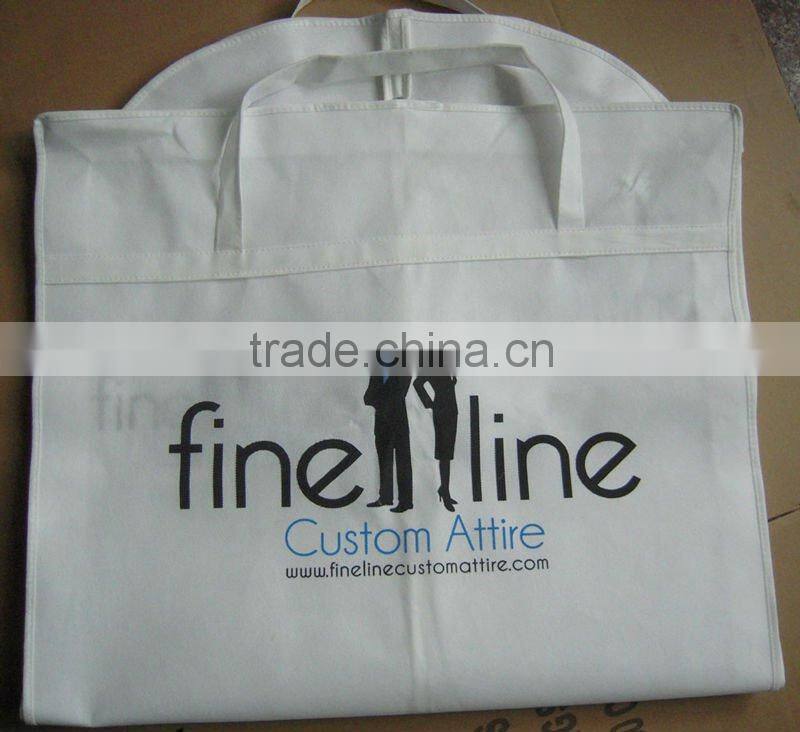 Custom Zipper Non Woven Garment Bags