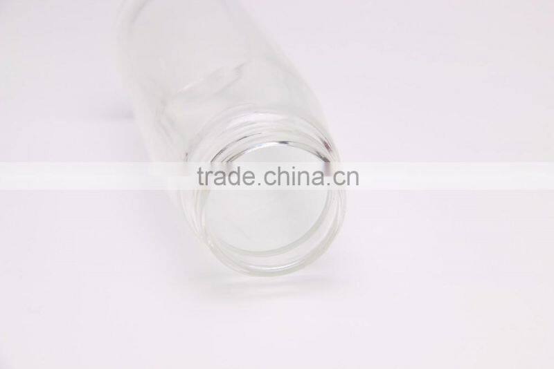 Double Wall Borosilicate Glass Tea Coffee Bottle with Bamboo Lid