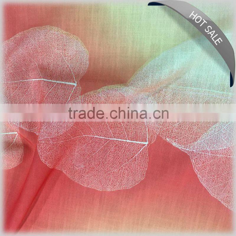 Beautiful drapes fancy livingroom polyester printed curtain fabric