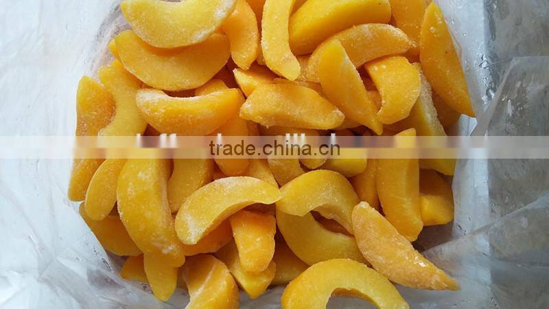 IQF frozen Yellow peach strips with good quality and hot price