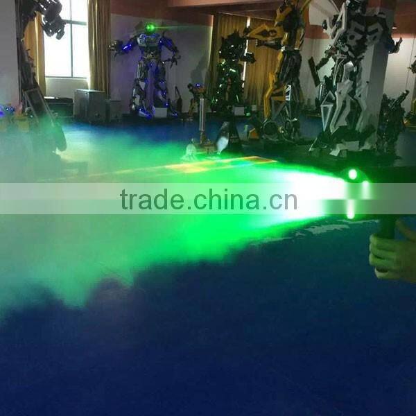 Special effect RGB LED CO2 jet gun for party entertainment