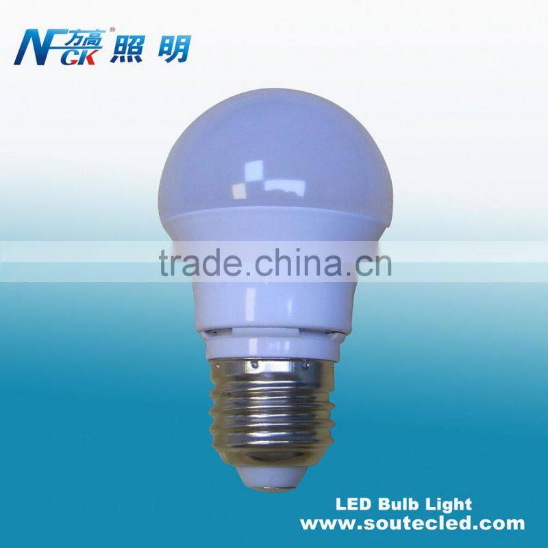 A50 mini white 3Watt led bulb AC110V 220V indoor bulb led lamp E27 B22 light bulb manufacture in China