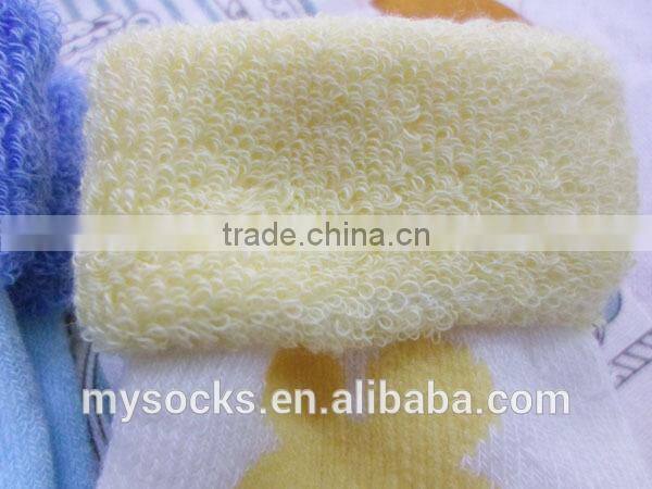 hot new products for 2015 cartoon new born baby cute terry socks