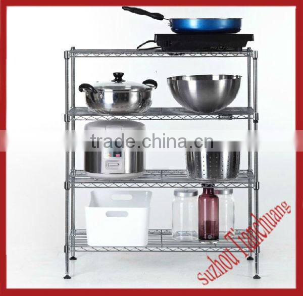 chromed stainless steel display stand