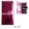 durable PU foldable purse gorgeous PVC lady wallet