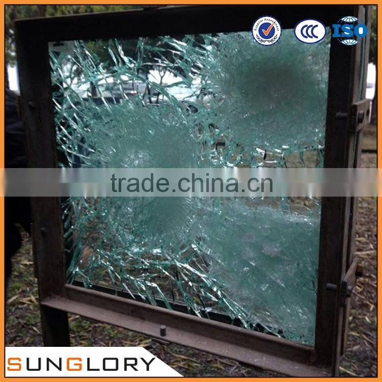 20 mm glass , 20mm 30mm 40mm Bulletproof Laminated Glass