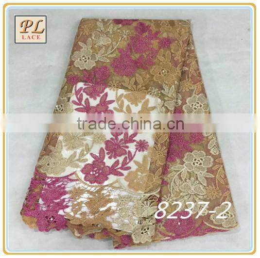 nice sequins cupion lace heavy african voile lace