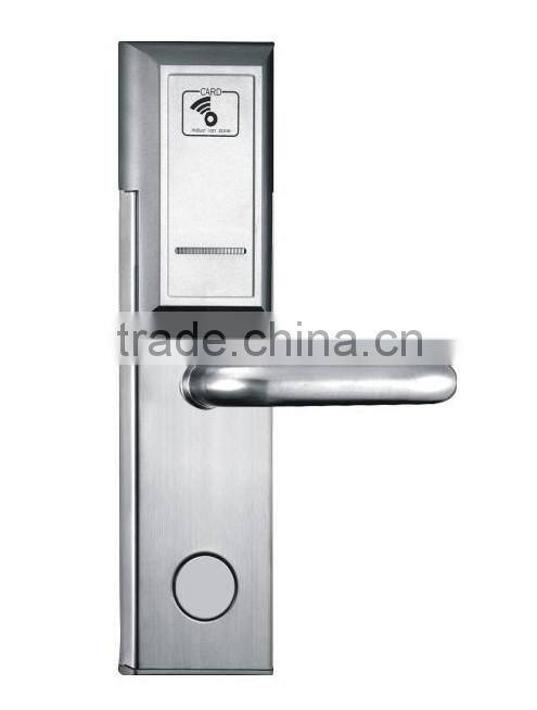 RHM206 RFID smart card international standard digital Hotel door locks/electronic panel door lock bluetooth 4.0 hotel smart lock
