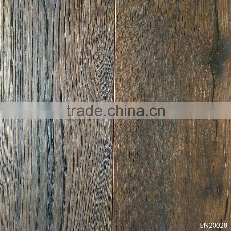 Antique Style Smoked White Oak Timber Flooring