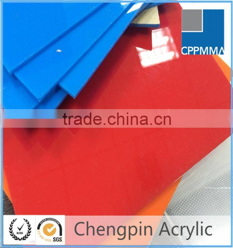 China cast color clear acrylic sheet