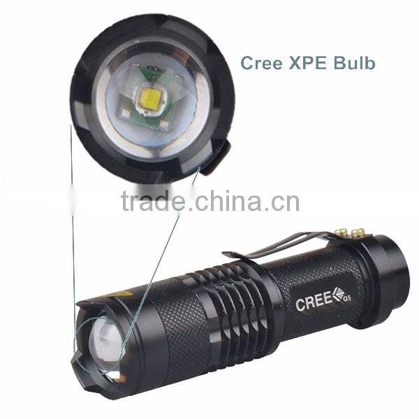 Manufacturer Supply Cheap Bulk AA Powerful Pocket Mini LED Flashlight with Branding