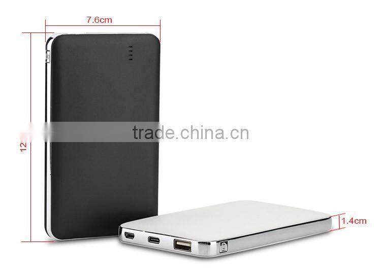 fast charging USB 3.1 type c power bank 8000mah for macbook charge