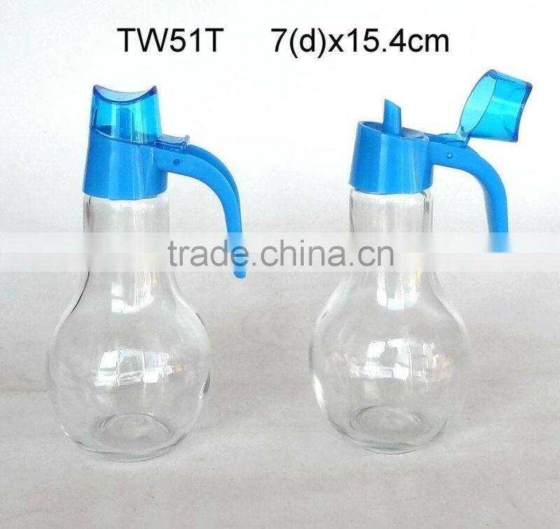 TW52PT glass salt and pepper shaker sprayed with color
