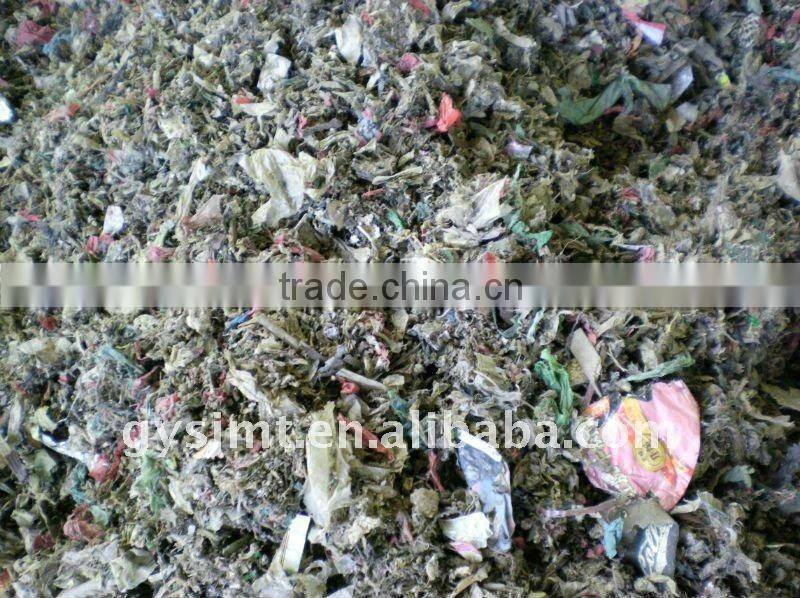 House refuse briquetting machine