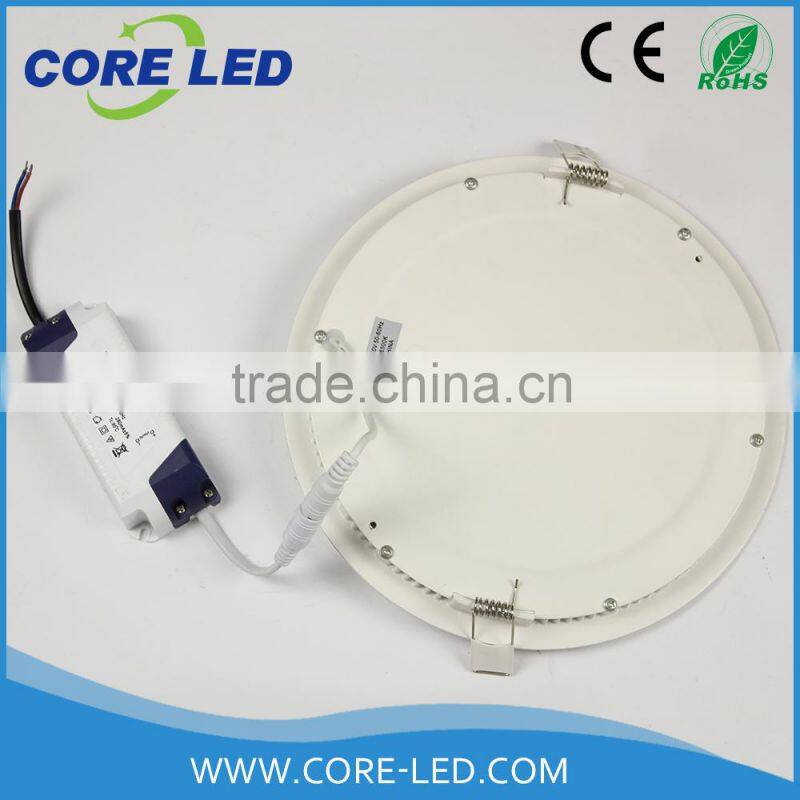 SMD Chip 2 Years Warranty Round Led Panel Light 9-24W