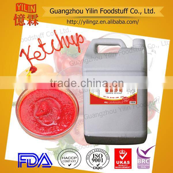 China manufacturer cheap 3kg bulk tomato sauce ketchup