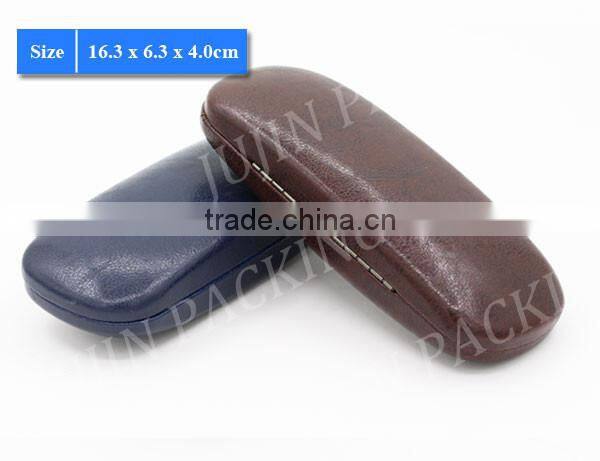 YJ-3017 preminum quality leather wrapped metal eye glasses case