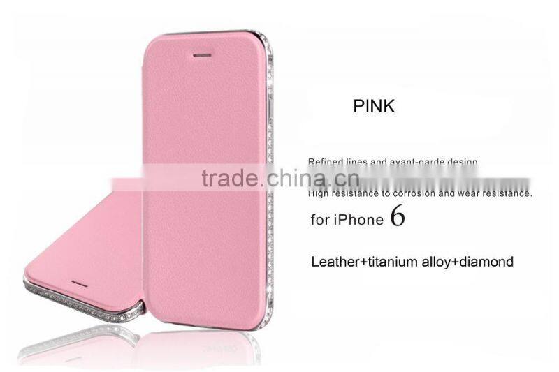 Design Genuine Real Leather Back Cover for mobile phone back cover for iPhone 6s