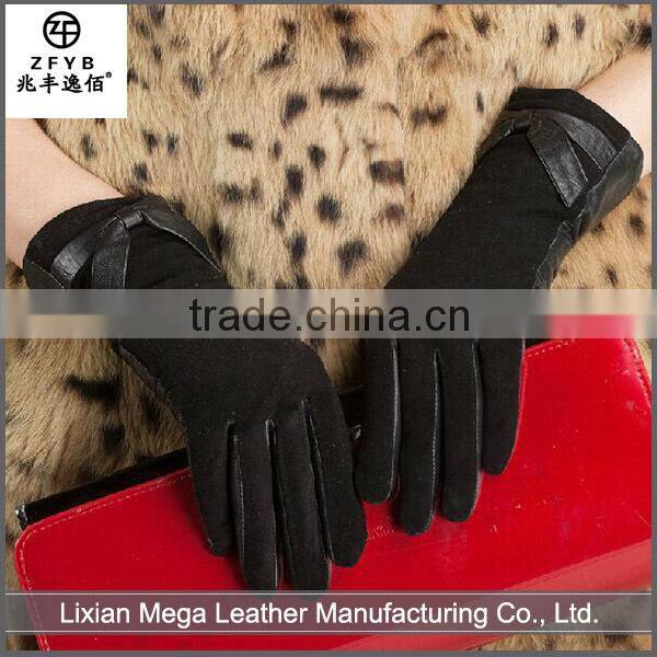 New design fashion low price Cheap Faux Leather Gloves
