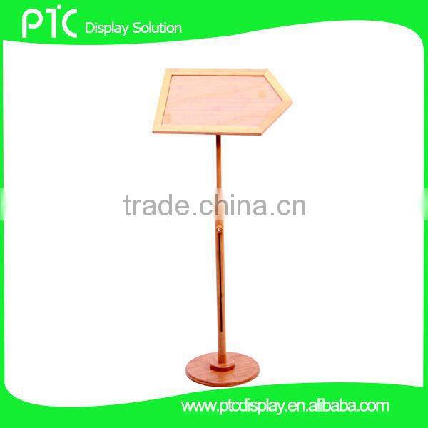 Bamboo arrow sign stand