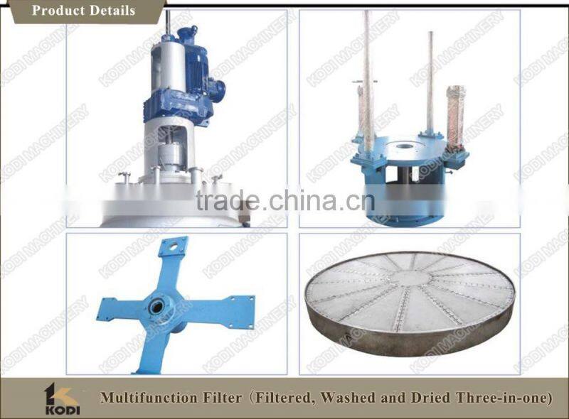 KODI Stainless Steel 3 In 1 Multifunction ANF Agitated Nutsche Filter