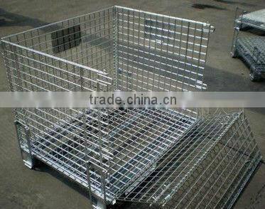 pvc coated steel wire turnover box