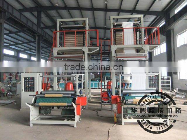 Machine a extruder et a souffler le film